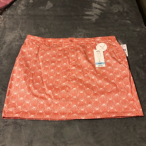 Intro Wren Skort Sateen Comfort Waist Tummy Control - Shells - Size 20 W - Picture 13 of 13